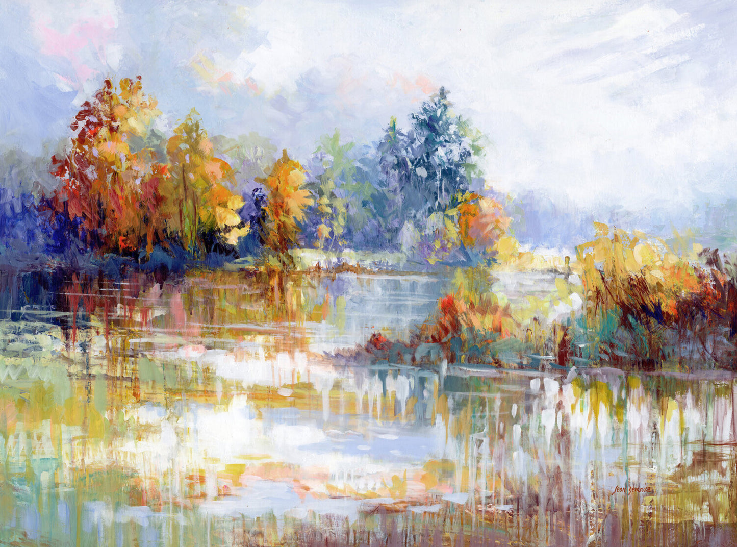 landscape painting autumn