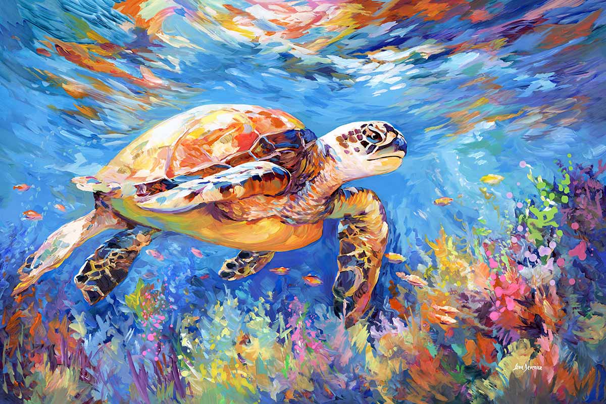 sea turtle painting