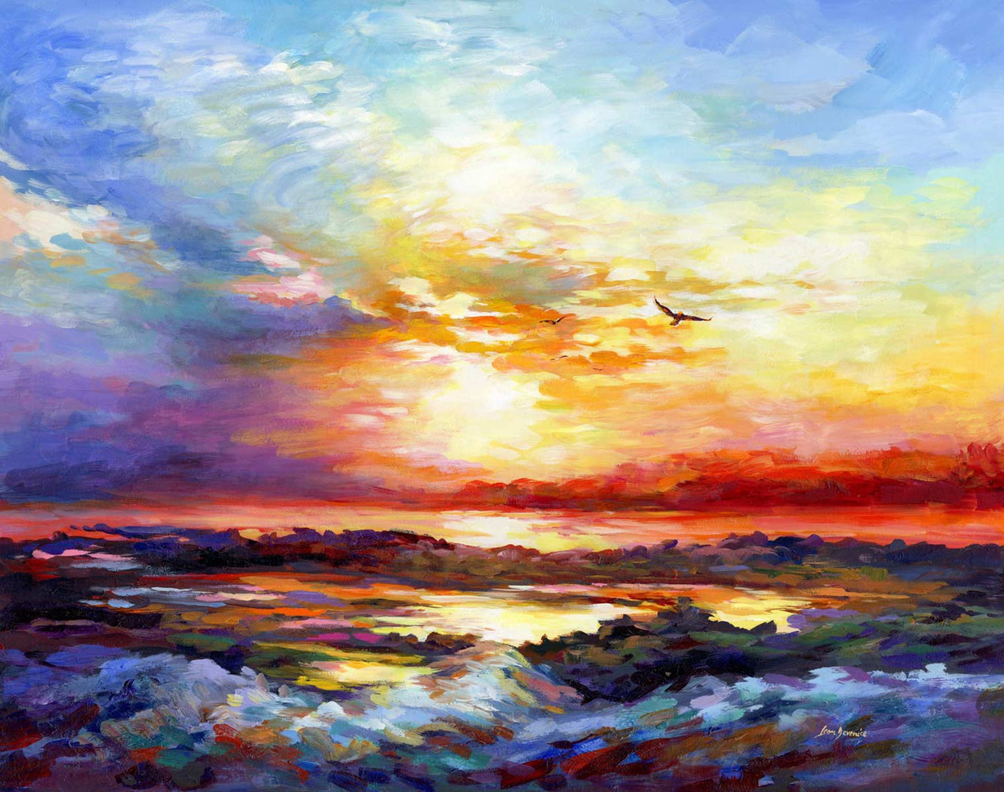 Mediterranean sea painting,seascape art