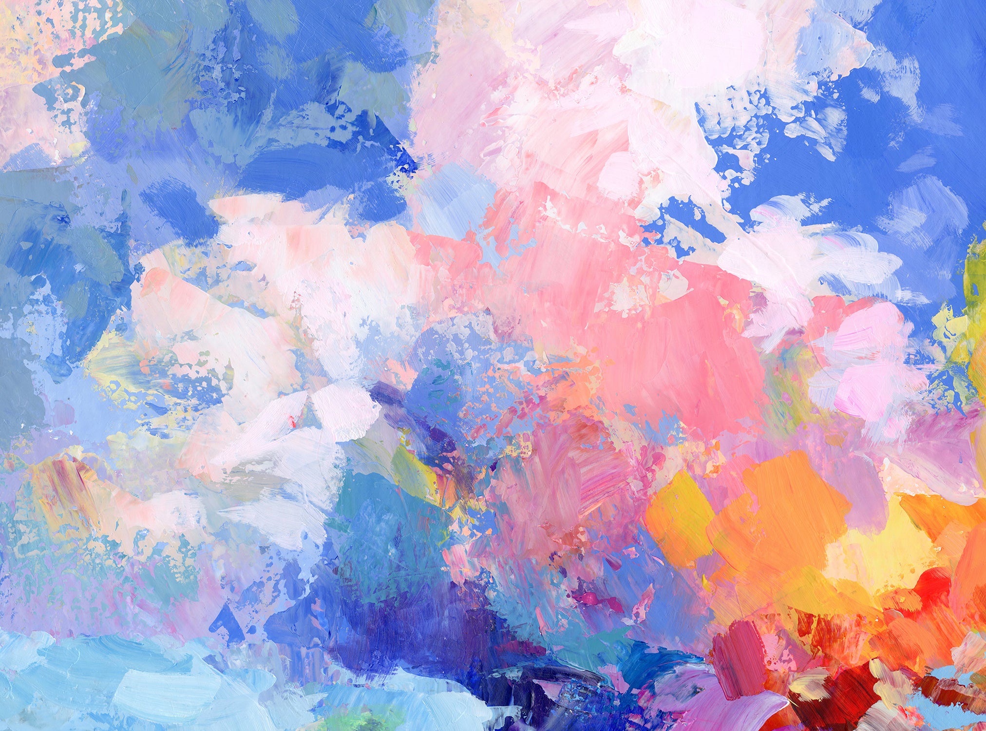 Vibrant Sunset Over Ocean Waves and Colorful Sky – Leon Devenice