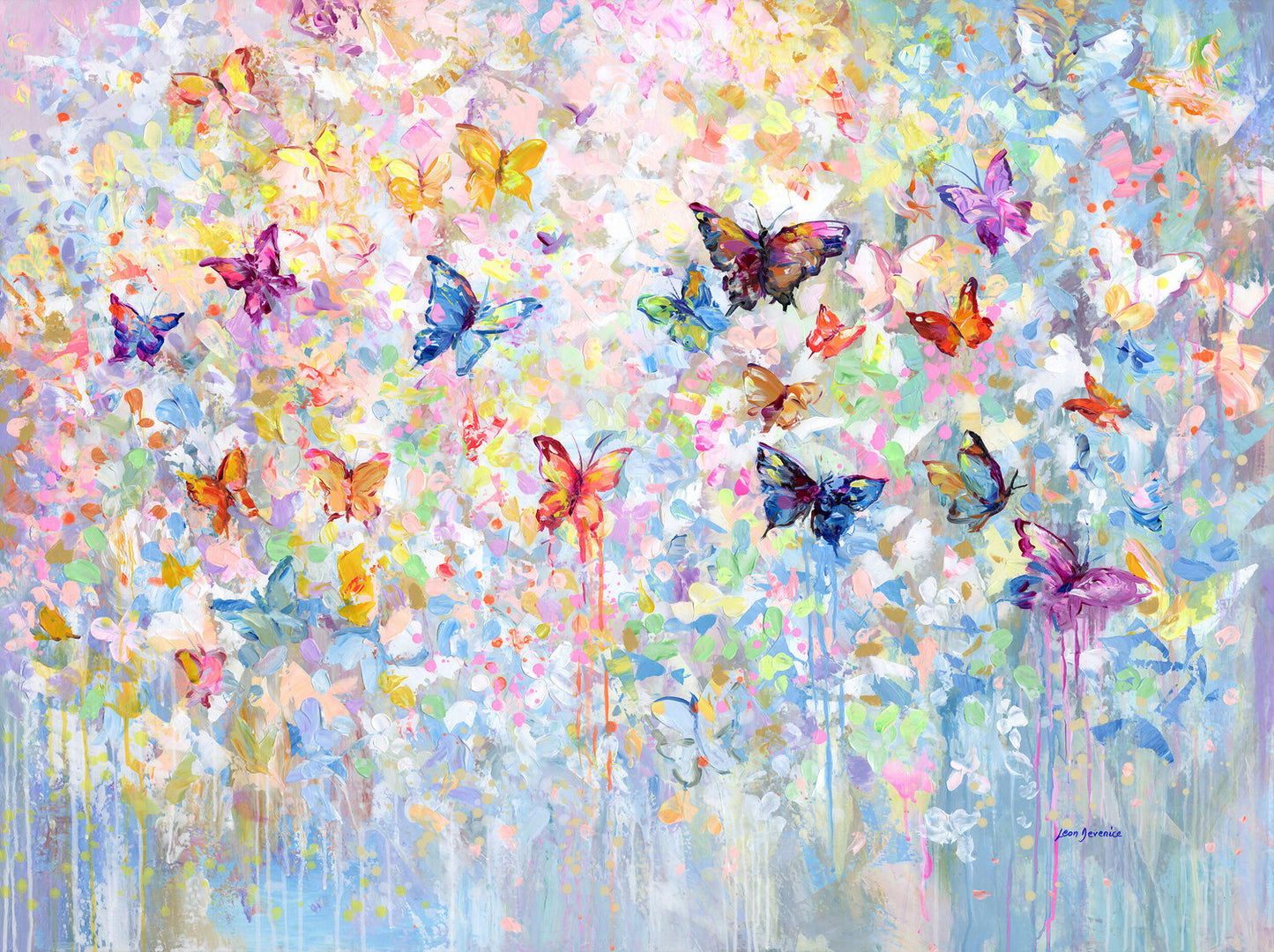 abstract butterfly painting