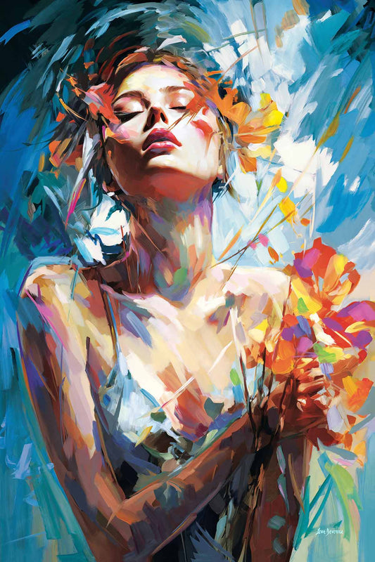 abstract woman painting 