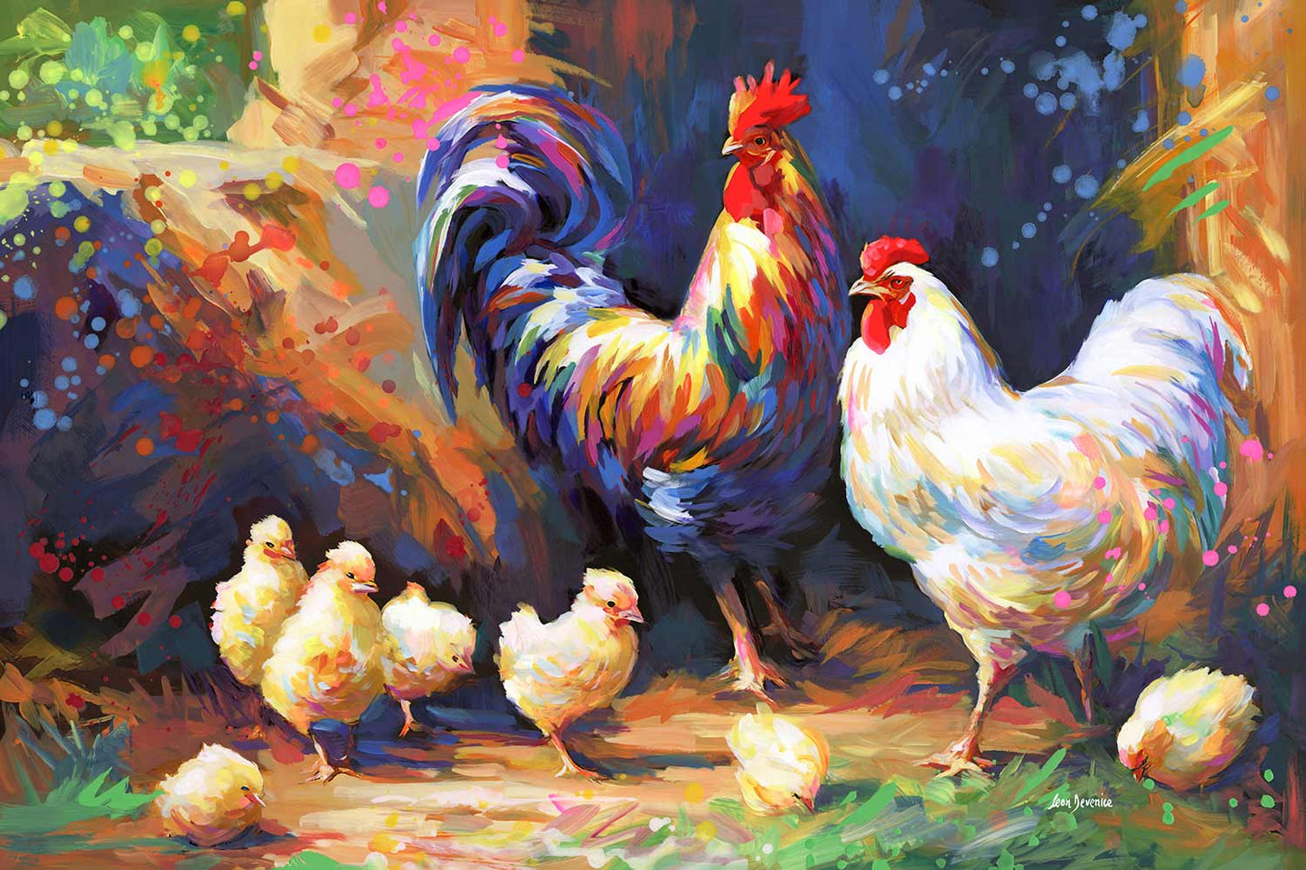 chicken coop paintings