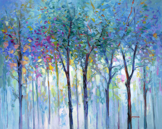 modern abstract landscape painting
