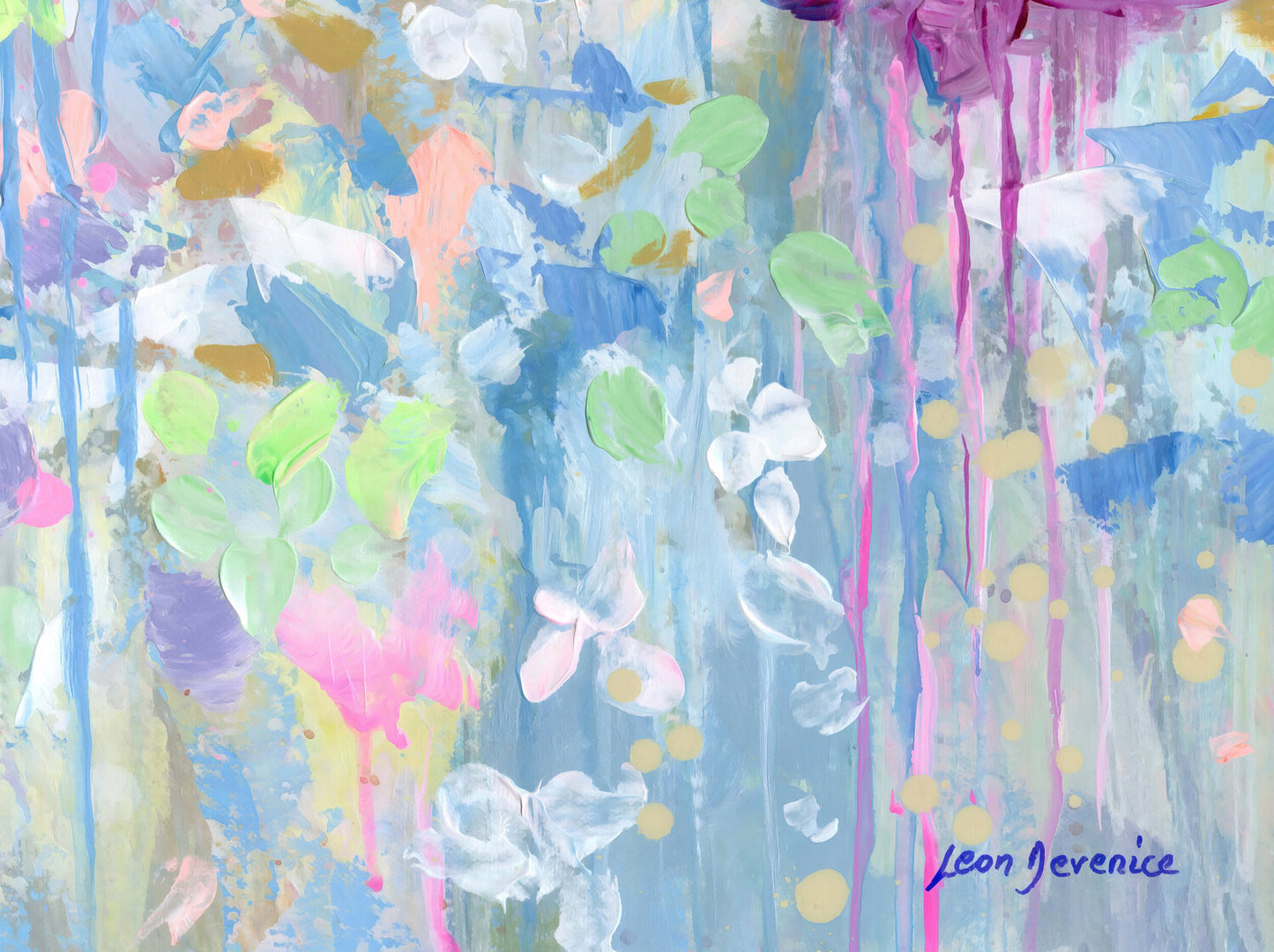 Abstract butterfly painting