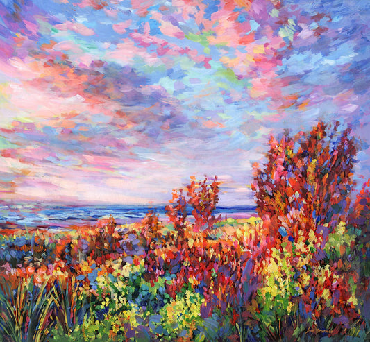 coastal landscape painting