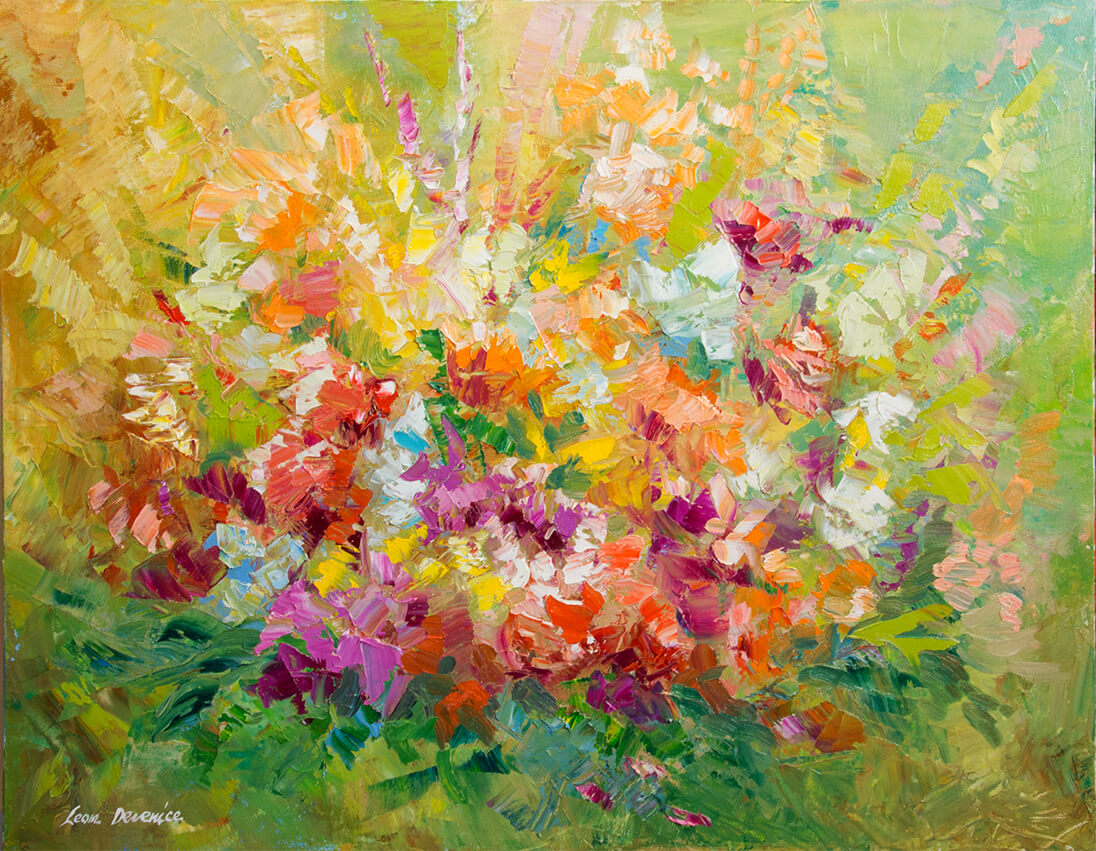 Whisper of Spring —  Oil Painting on Canvas by Leon Devenice