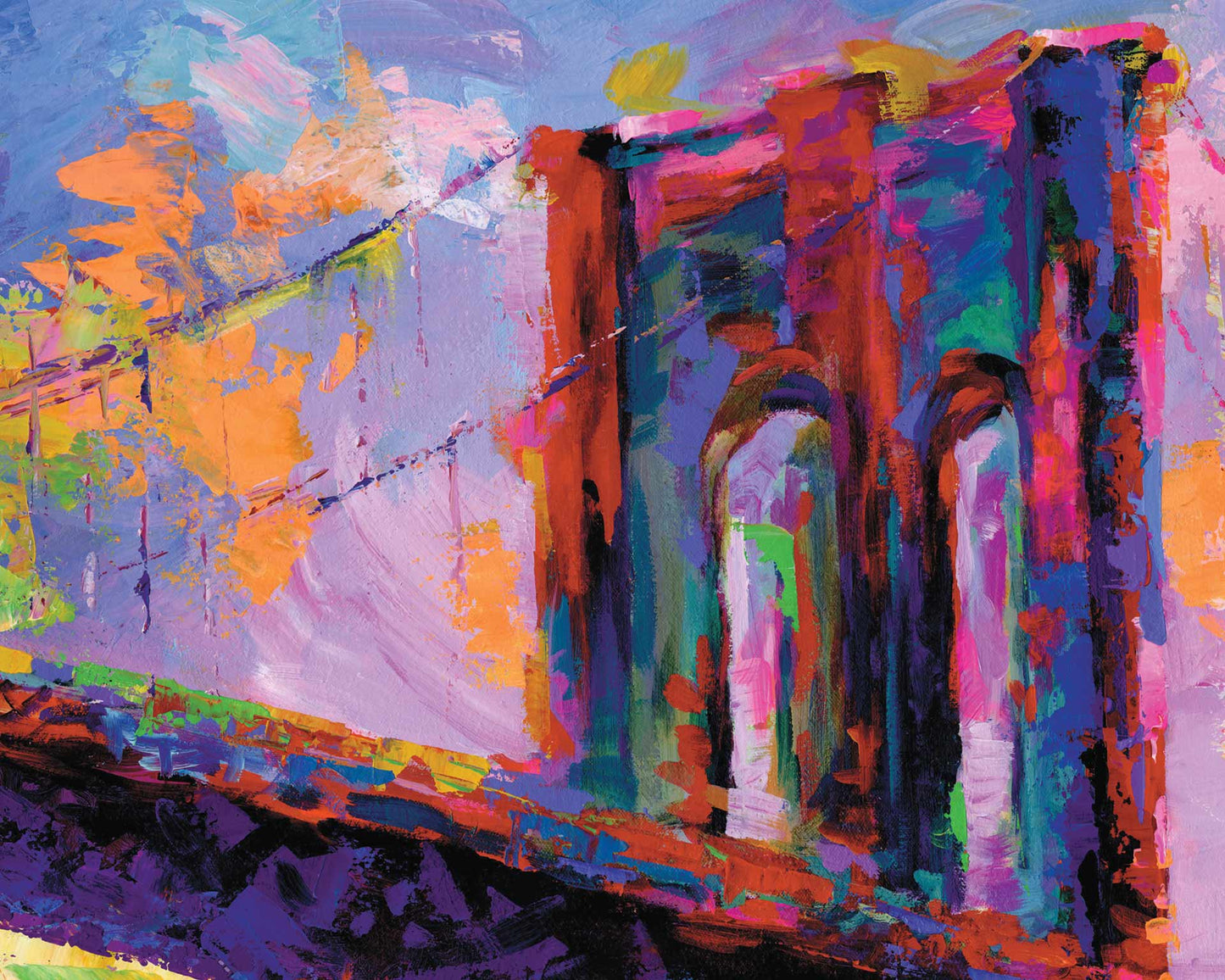 Brooklyn Bridge painting