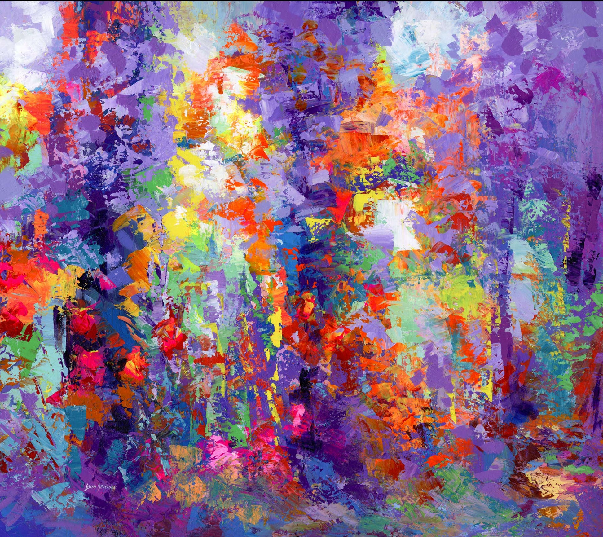 purple abstract painting 