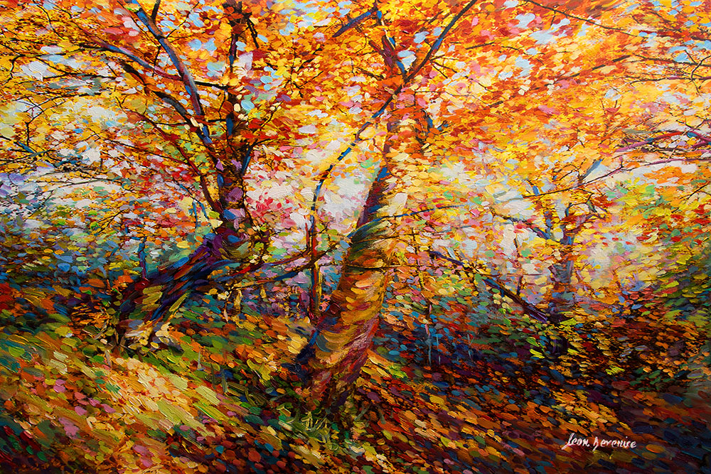 autumn landscape painting 