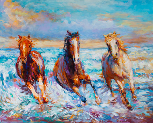horse painting,horse art 