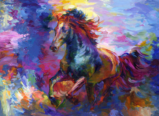 Colorful Abstract Horse