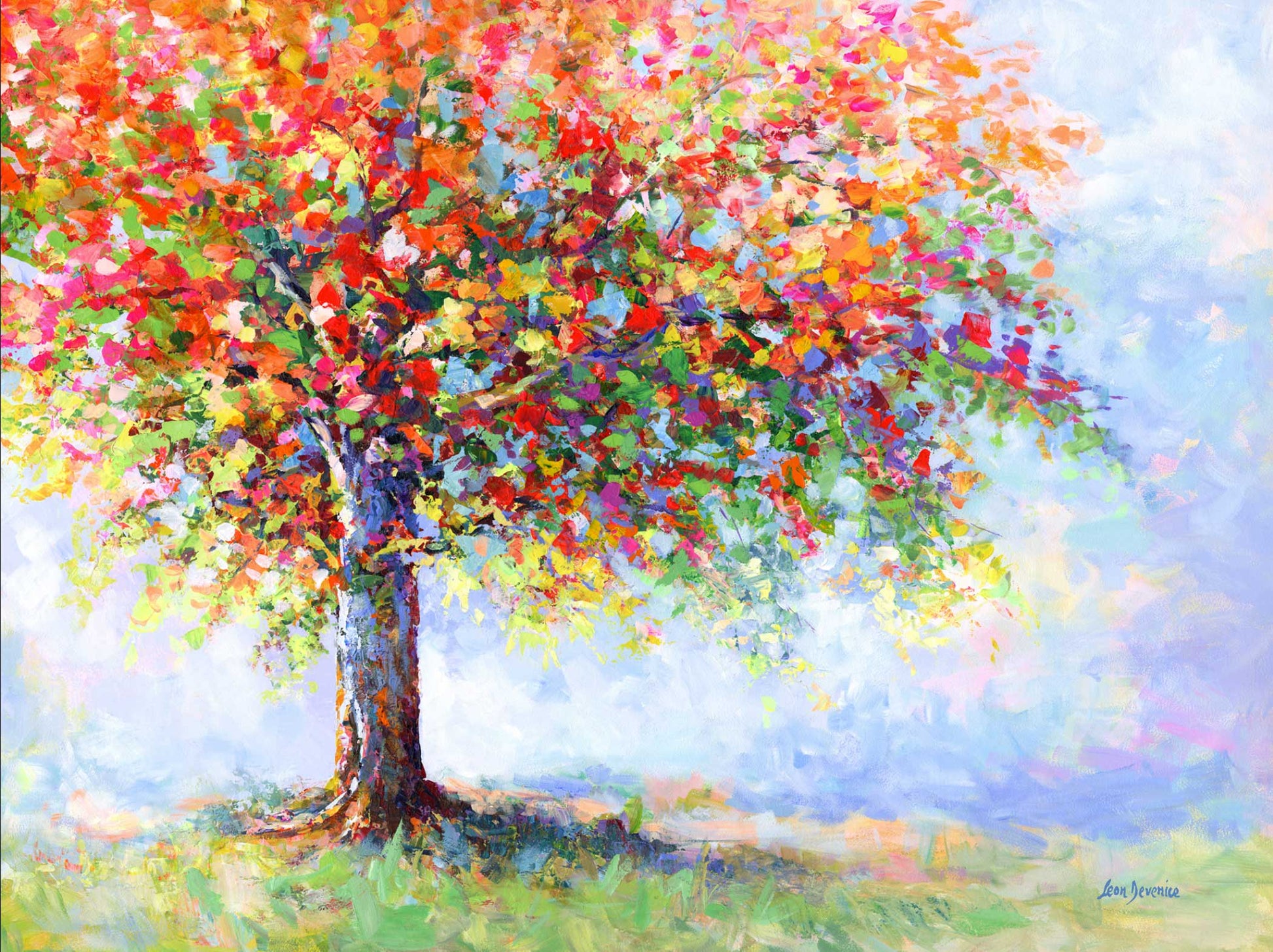 Abstract Tree Painting at Isabel Yazzie blog