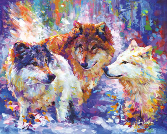 wolf painting,wolf art