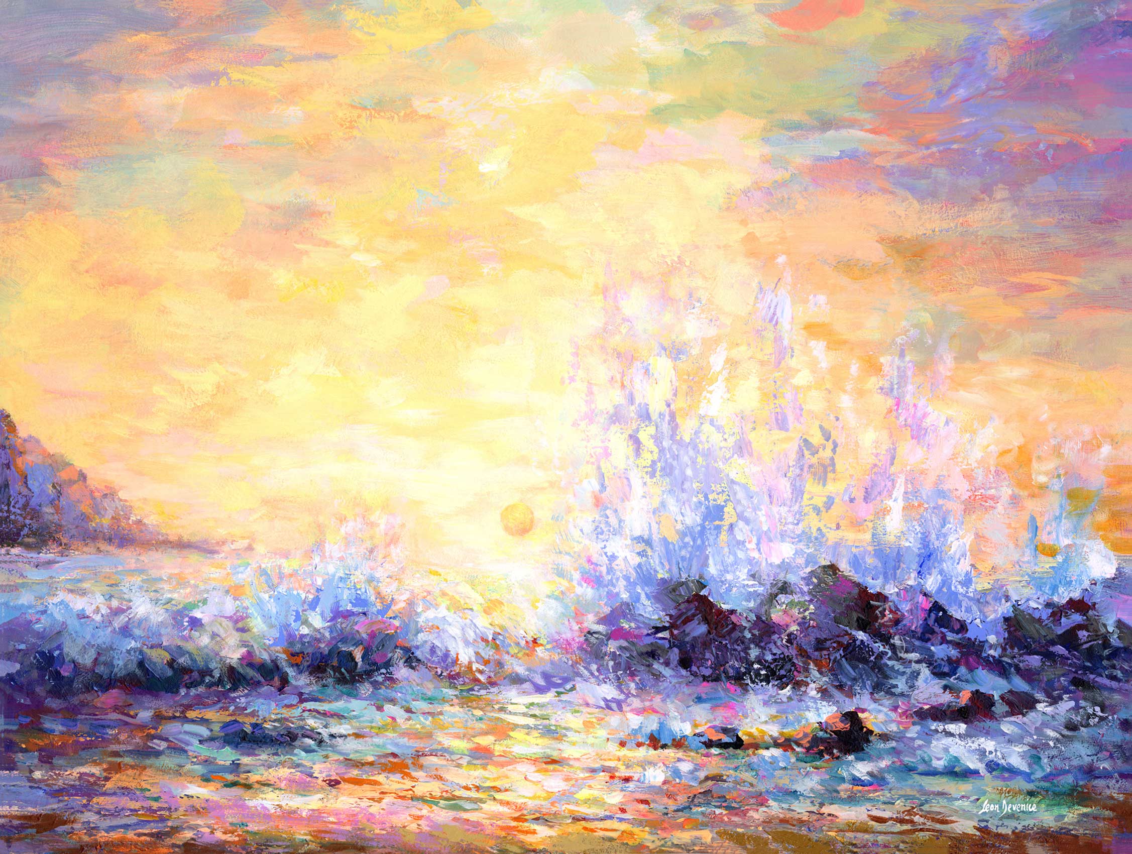 Colorful Seascape – Leon Devenice