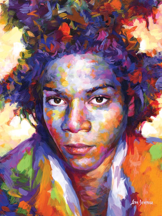 Basquiat portrait painting 