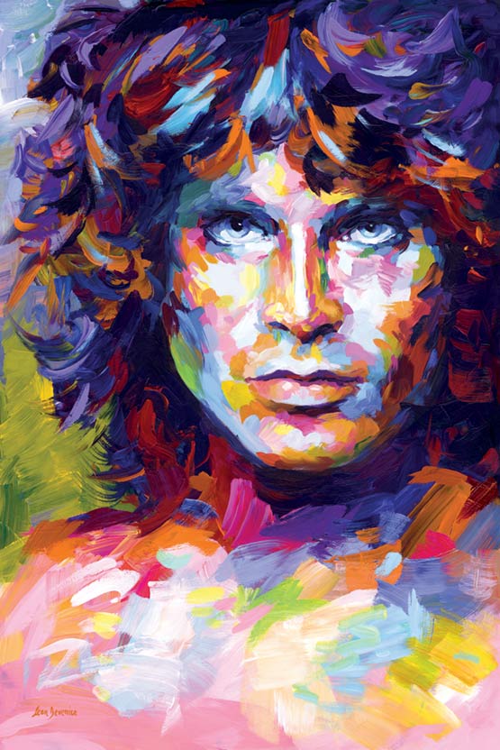 Jim Morrison painting