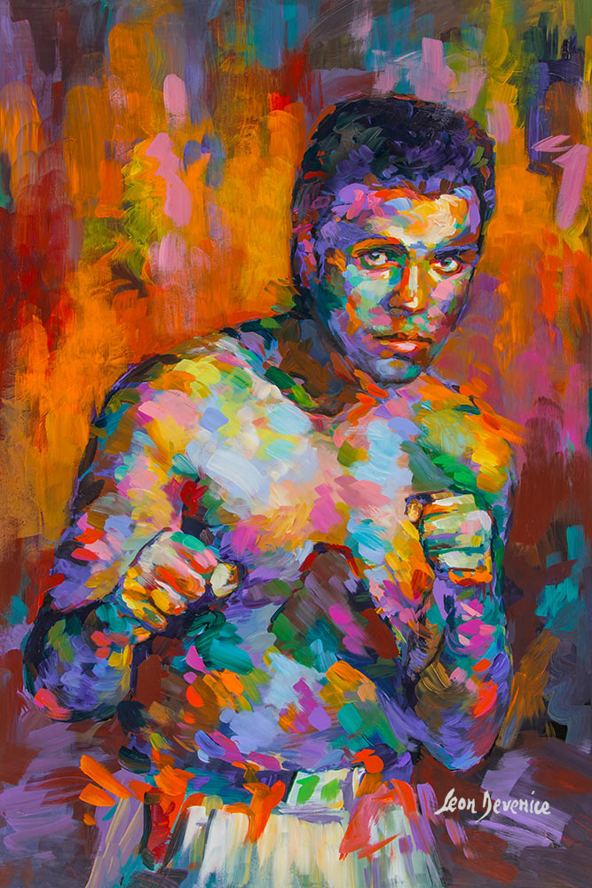 Muhammad Ali painting