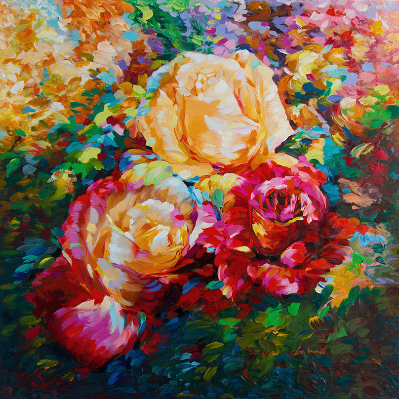 rose painting ,flower painting 