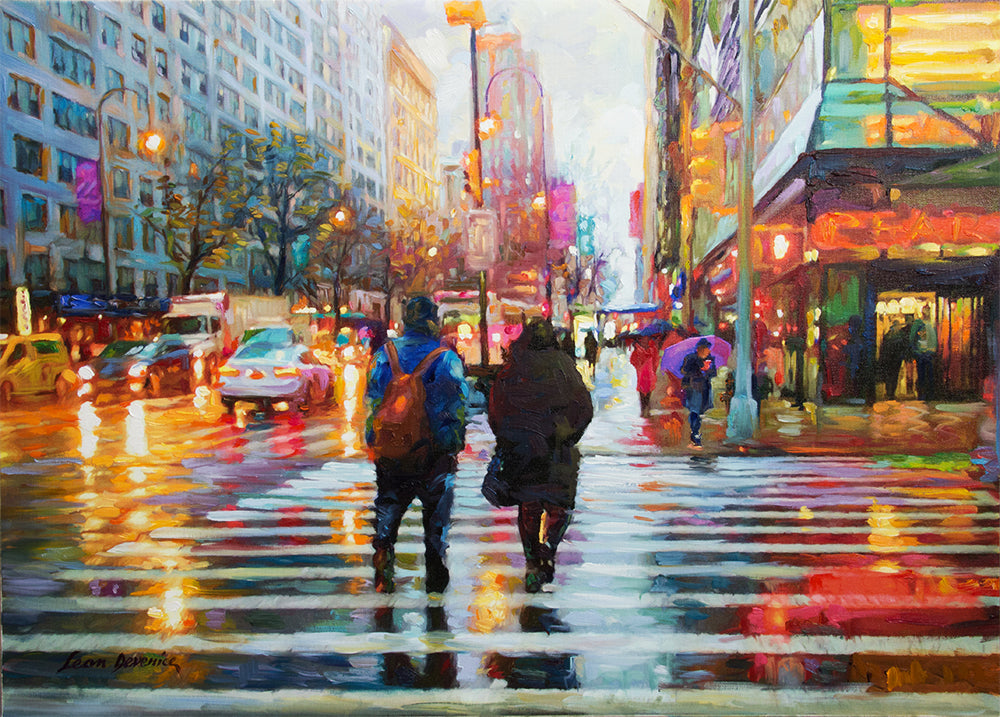 cityscape painting 