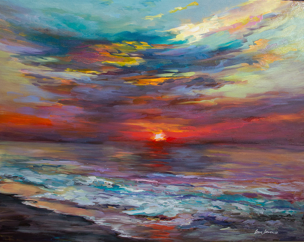 Time in Eternity — Oil Painting on Canvas by Leon Devenice